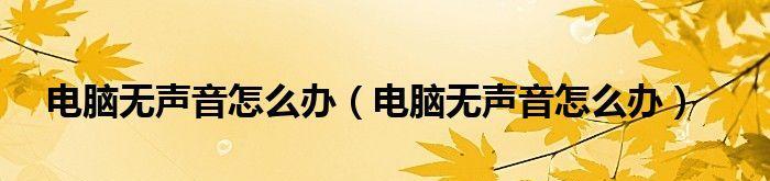 笔记本电脑开启但无声音问题解决方法（探究笔记本电脑开启后没有声音的原因及解决方案）